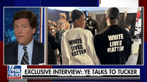 Kanye West Talks with Tucker Carlson about White Lives Matter Shirt