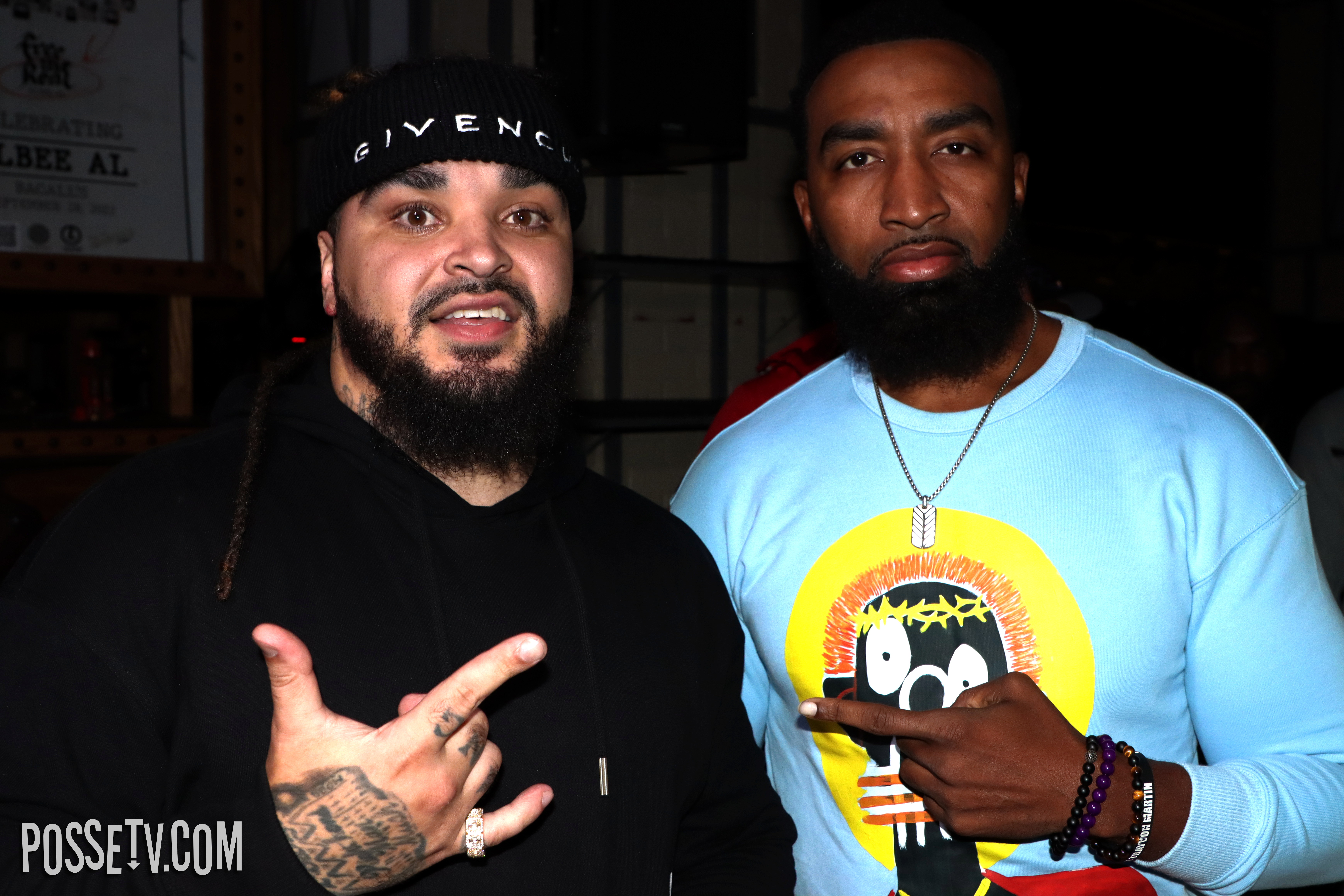 Exclusive #POSSETVPIC of Albee Al & Mysonne at The Free The Real Listening Event in NY, NY, Photo courtesy of Tymecheck 