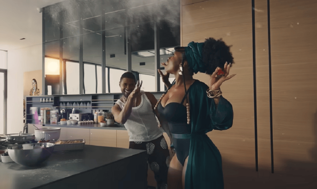 USHER ft Pheelz - Ruin music video