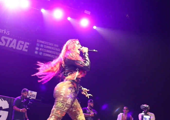 Justina Valentine - Performs Splashy in Brooklyn