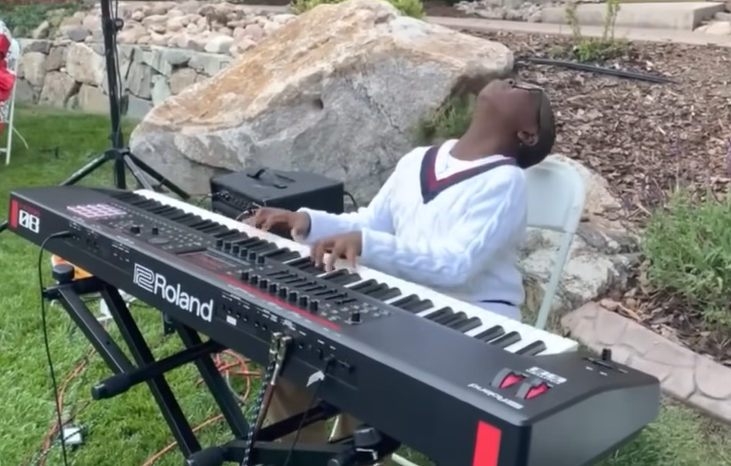 Young Boy Amazing Piano Skills at a Wedding Ceremony