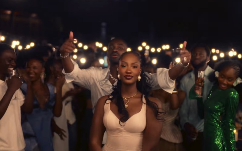 DAVE ft TEMS - Raindance music video