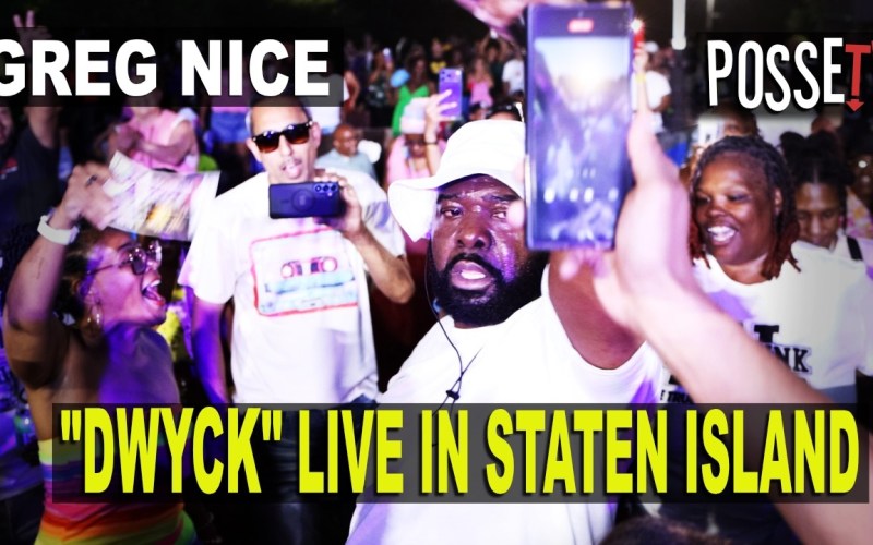 GREG NICE PERFORMS DWYCK ON STATEN ISLAND NYC